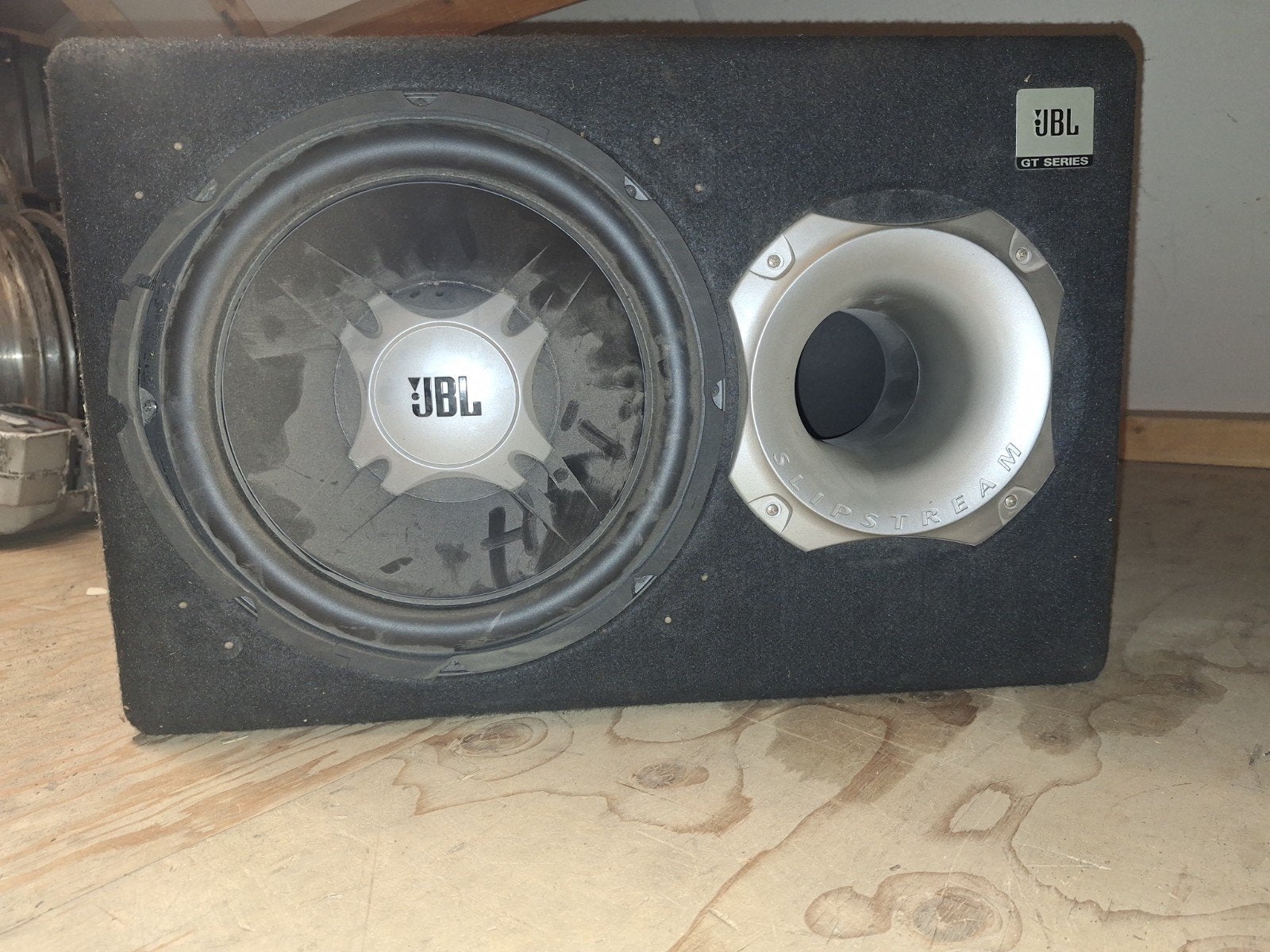 JBL GT Series Subwoofer GT-1204BR, Ophalen, 150 watt of meer, Basreflex, Gebruikt