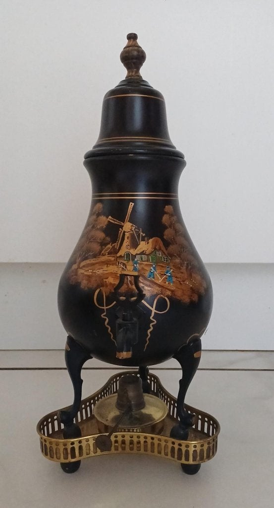 Vintage Kraantjeskan RIO Tiel Holland - Zuiver Tin, Antiek en Kunst, Ophalen of Verzenden