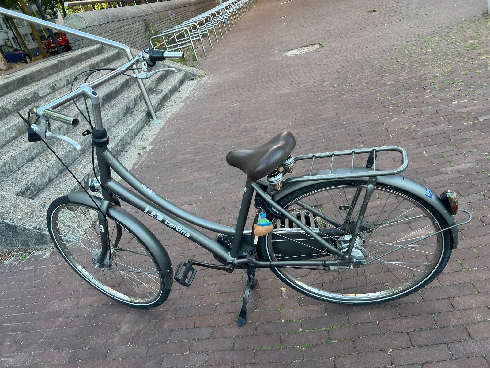 Opknapper Cortina U4 Transportfiets Dames - Grijs, Terugtraprem, Versnellingen, Ophalen, Overige merken