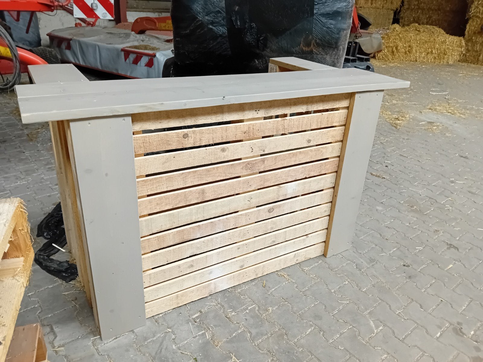 Houten Pallet Bar - Perfect voor Feestjes, Huis en Inrichting, Barren, Ophalen, Zo goed als nieuw