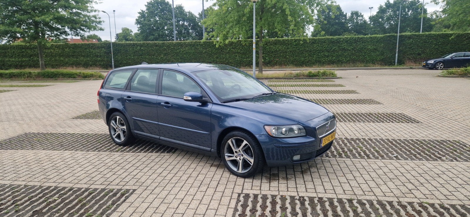 Volvo V50 2.0 2007 Blauw, Voorwielaandrijving, Stof, 1281 kg, Zwart