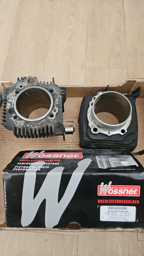 Ducati 900ss monster 944 Wossner zuiger cilinder set, Ophalen of Verzenden, Nieuw
