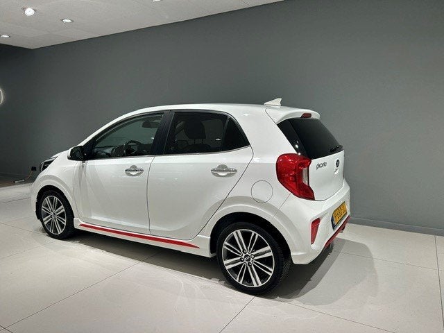 Kia Picanto 1.0 T-GDi 100pk 5-zits GT-Line, Auto's, 12 maanden, Gebruikt, 920 kg, Wit