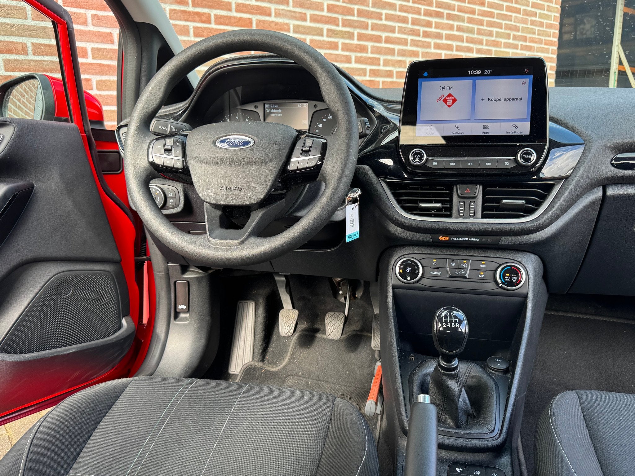 Ford Fiesta 1.0 EcoBoost | Connected 5-Drs | Airco | Cruise, Voorwielaandrijving, Gebruikt, 1064 kg, 49 €/maand