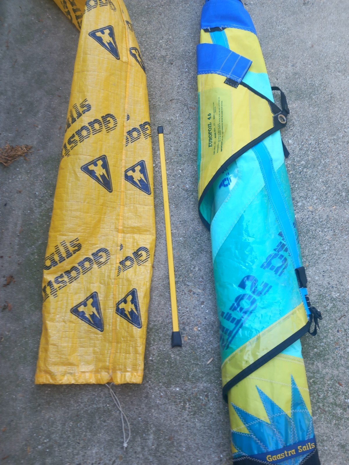 GaastraSails Eurofoil 4.6 en Alpha Sport Line 5.5 surfzeilen, Watersport en Boten, Windsurfen, Ophalen, Overige typen