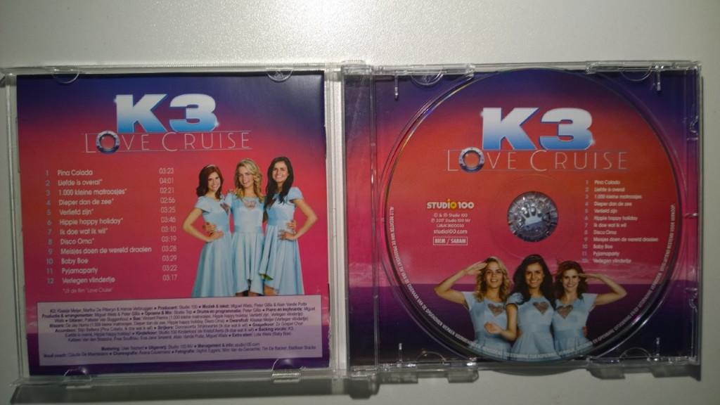 K3 - Love Cruise, Ophalen of Verzenden, Zo goed als nieuw, Muziek, 6 tot 9 jaar