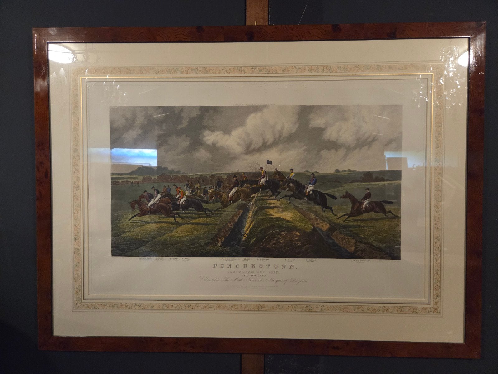 4 zeer mooie oude decorative prints, Antiek en Kunst, Ophalen