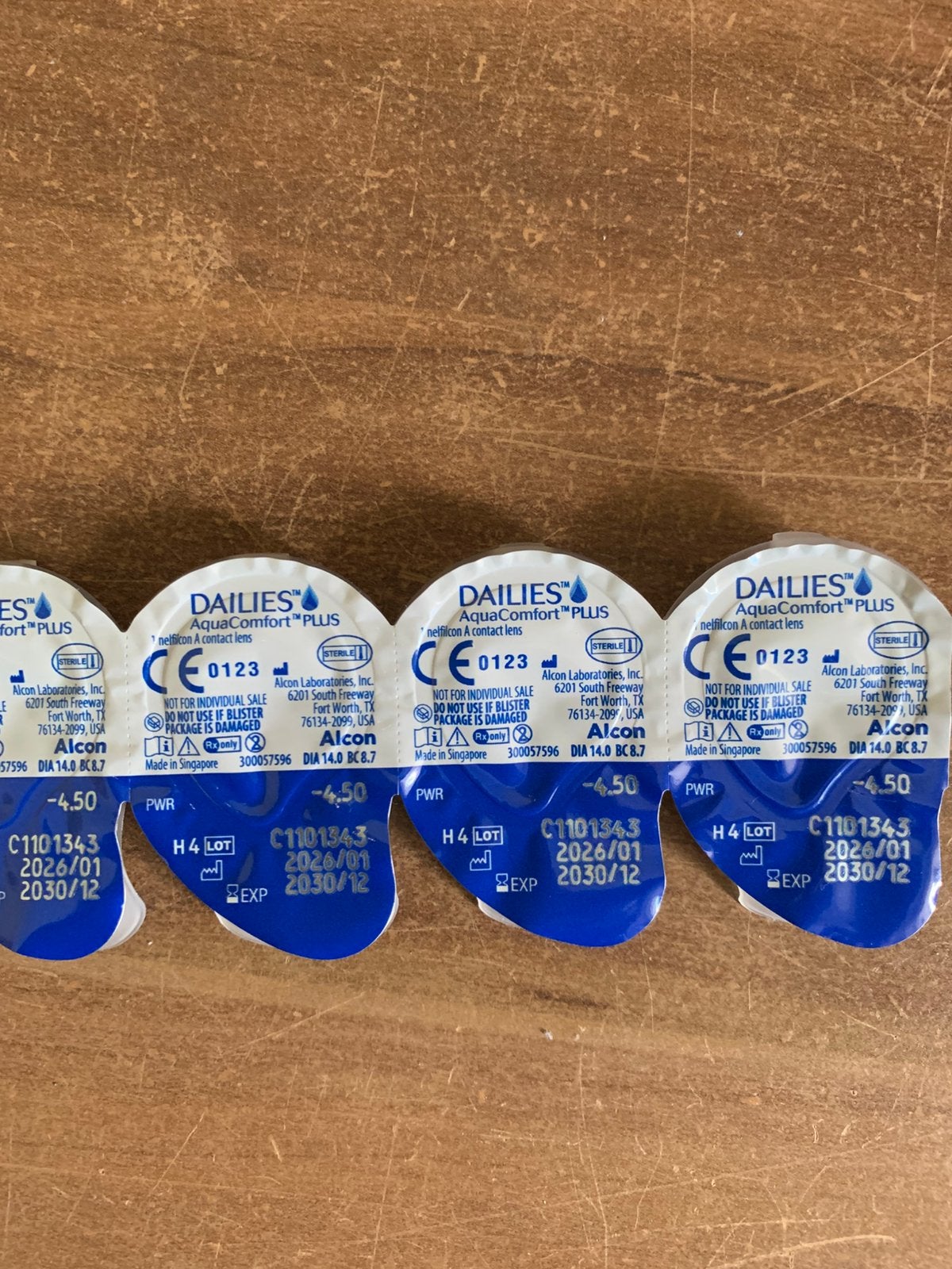Dailies aqua comfort plus daglenzen, Verzenden, Nieuw, Overige merken