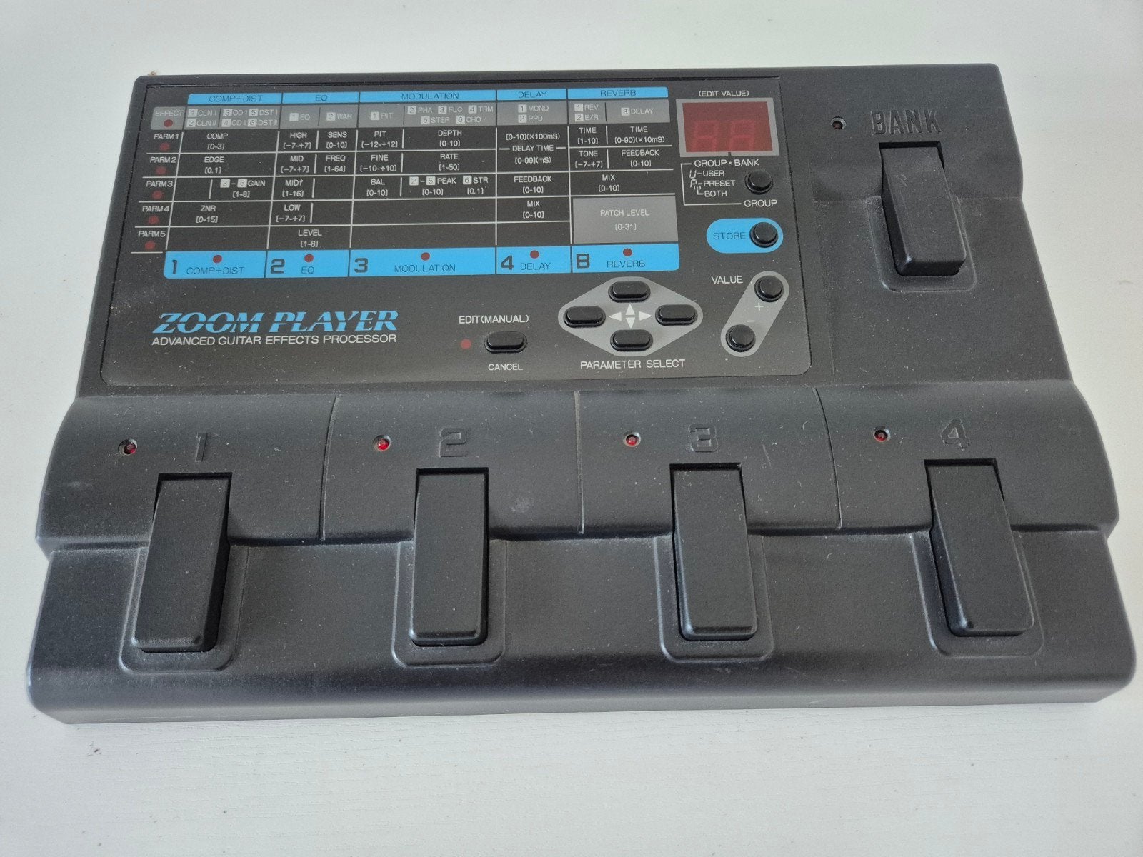 Zoom gitaareffecten box, Muziek en Instrumenten, Effecten, Ophalen of Verzenden, Gebruikt