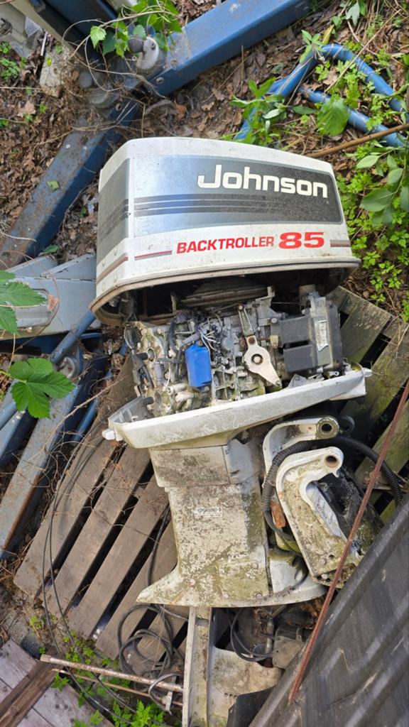 Johnson Backtroller 85pk Buitenboordmotor, Watersport en Boten, Buiten- en Binnenboordmotoren, Ophalen, Gebruikt, 30 pk of meer