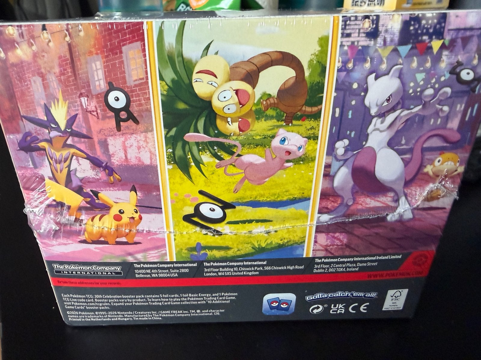 Sealed 30th Celebration Display Mini Tin (20 Boosters totaal, Ophalen of Verzenden, Nieuw, Overige typen