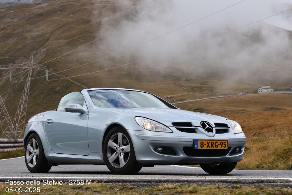 Mercedes-Benz SLK 1.8 Slk200 AUT 2007 TellurSilber, Auto's, Mercedes-Benz, Automaat, Achterwielaandrijving, Zwart, 4 cilinders