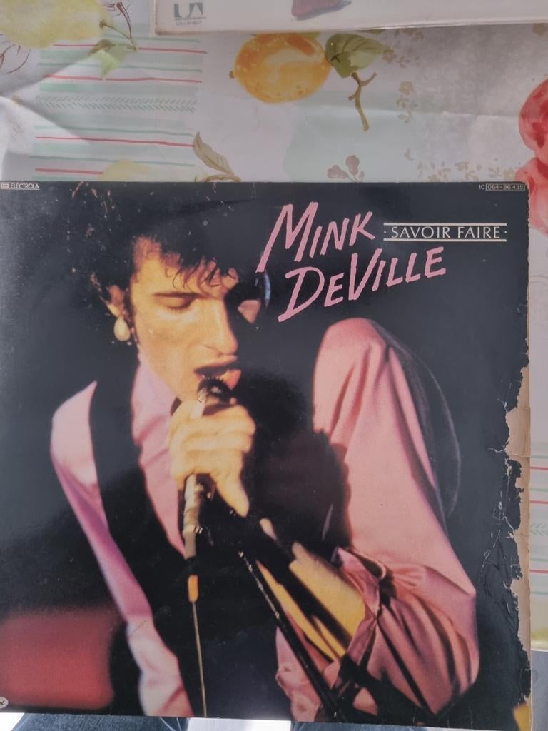 Mink deville savoir faire vinyl, Cd's en Dvd's, Vinyl | Pop, Ophalen of Verzenden, Gebruikt, 12 inch