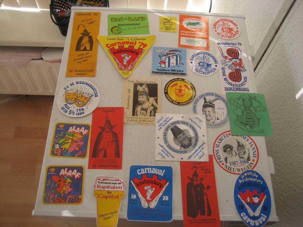 carnaval stickers, Ophalen of Verzenden, Zo goed als nieuw, Overige typen