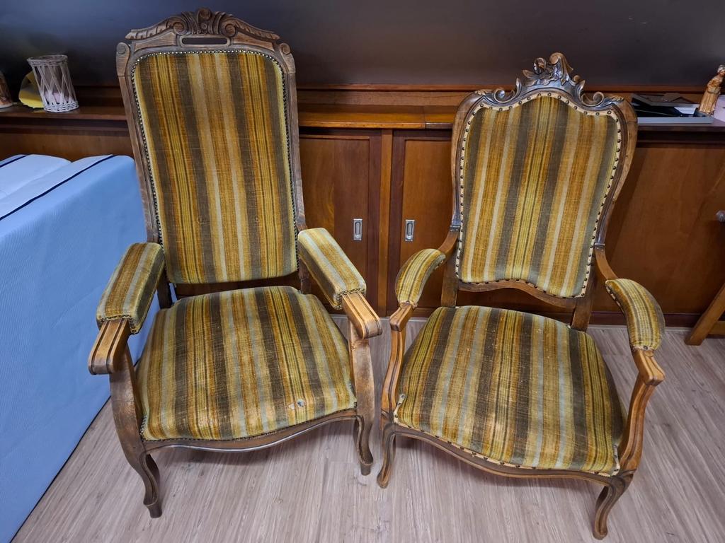 Antieke opa en oma stoel te koop., Antiek en Kunst, Antiek | Meubels | Stoelen en Banken, Ophalen