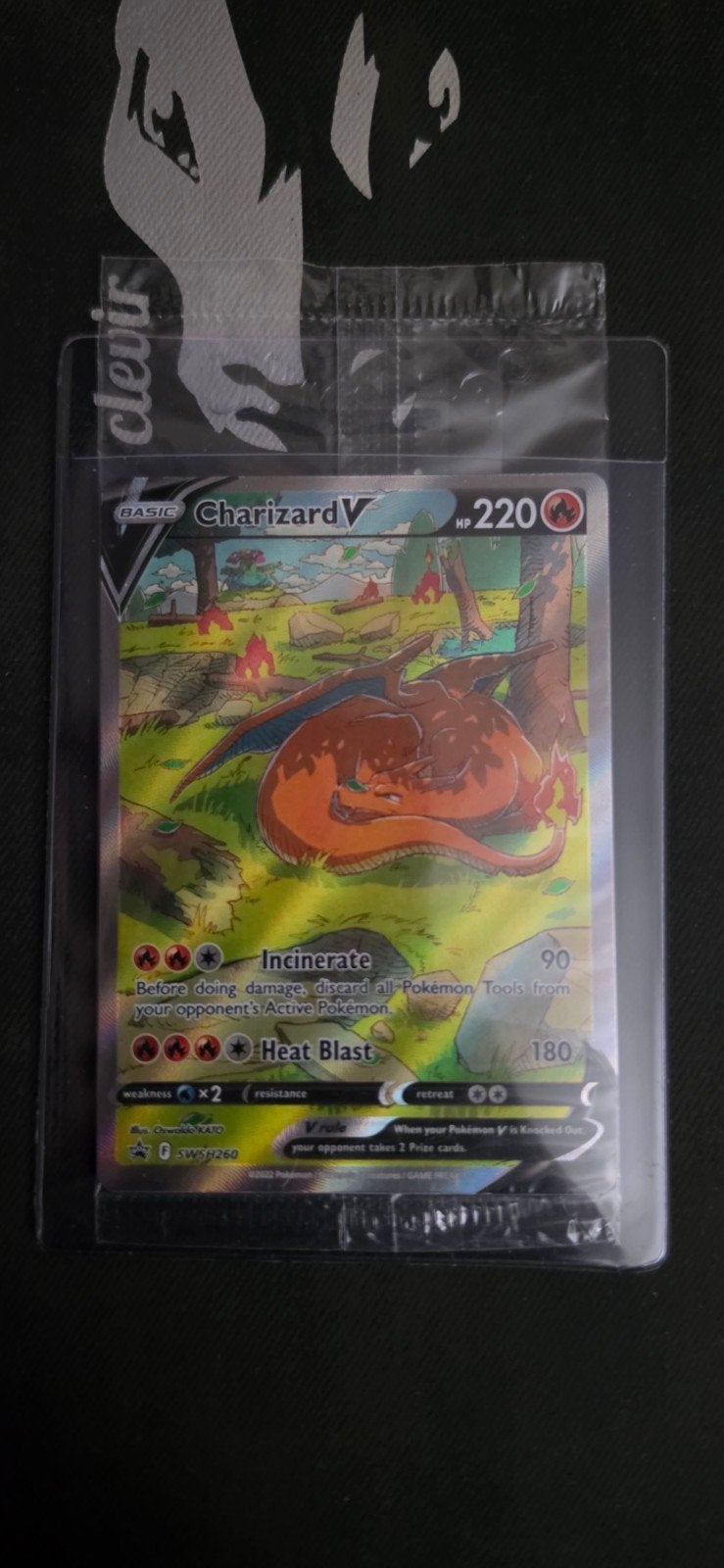 Charizard V, vmax en vstar Promo - Geseald, Hobby en Vrije tijd, Verzenden, Nieuw, Losse kaart