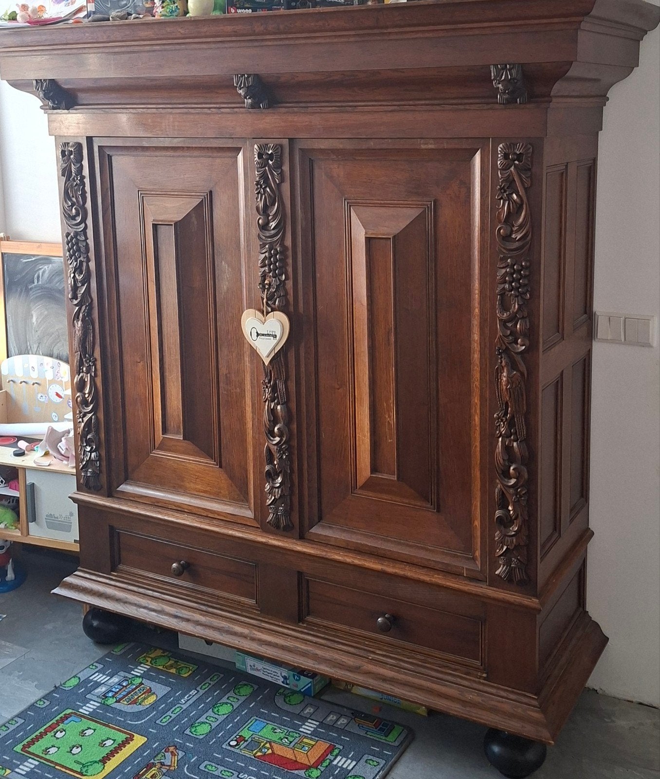 Originele Groenlose Kast - Massief Hout, Ophalen