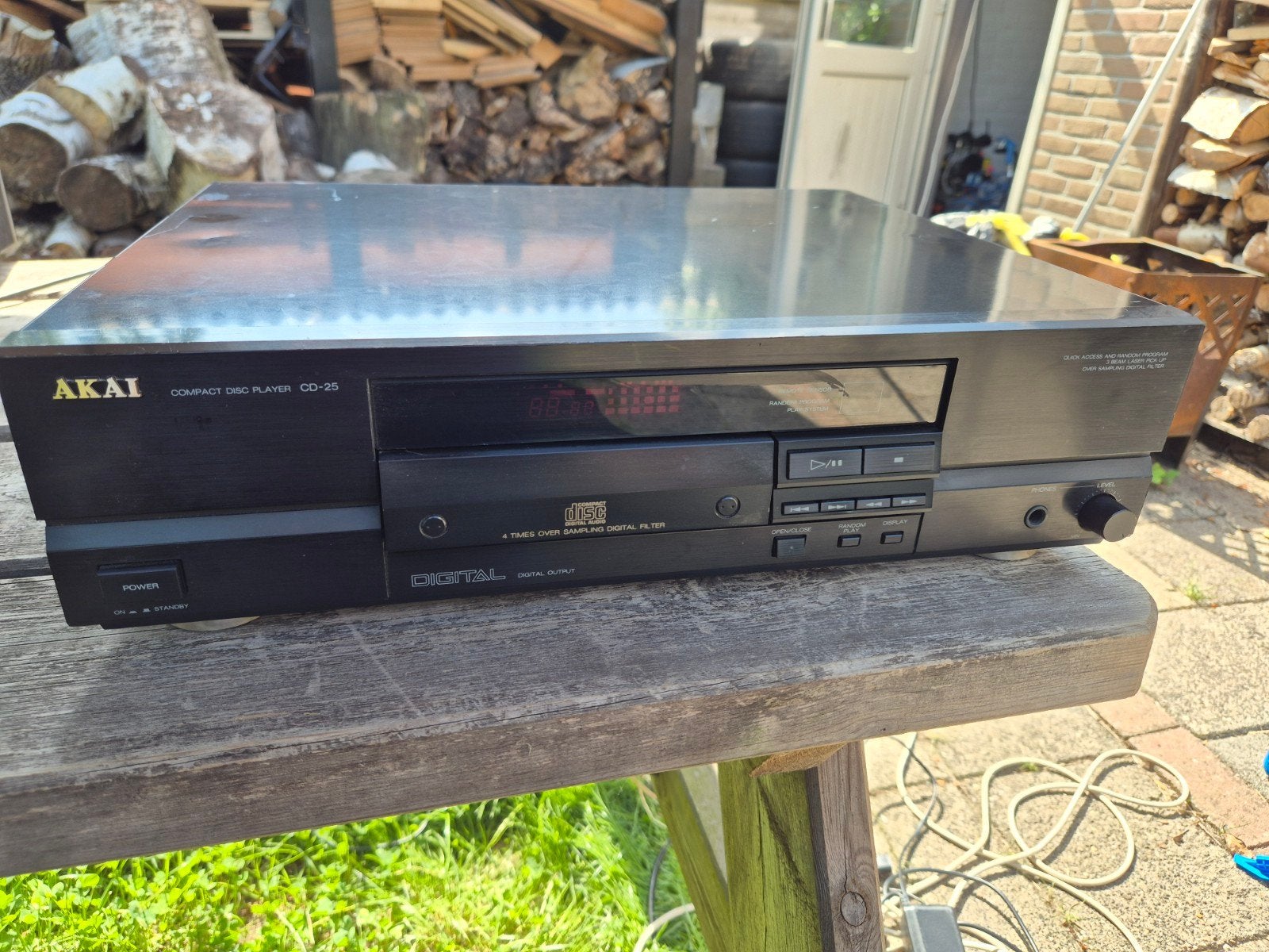 Akai CD-25 Compact Disc Speler - Vintage CD-speler, Audio, Tv en Foto, Cd-spelers, Ophalen of Verzenden, Gebruikt, Overige merken