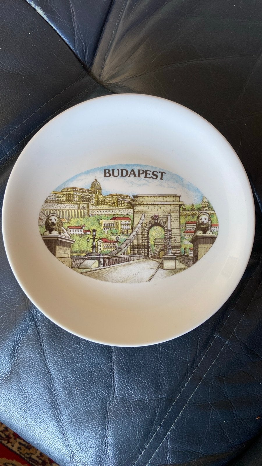 Decoratief bordje Boedapest - Souvenir, Ophalen of Verzenden