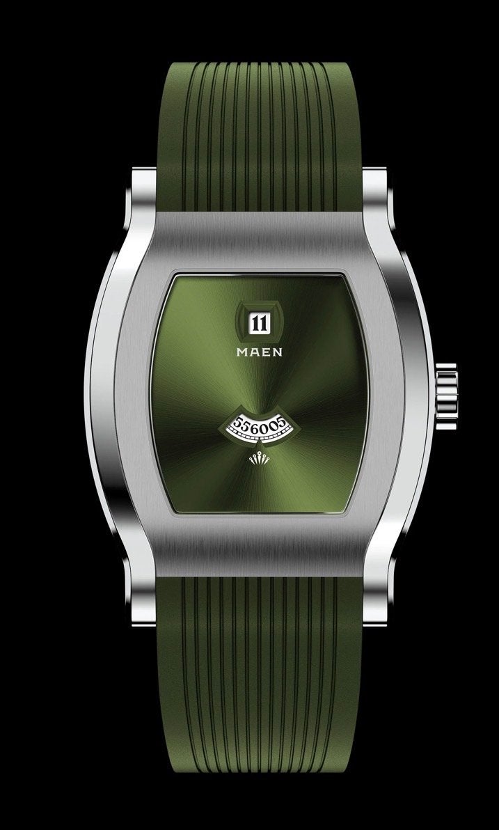 Uniek Maen horloge - Nieuw in doos, Sieraden, Tassen en Uiterlijk, Horloges | Heren, Staal, Polshorloge, Overige materialen, Nieuw