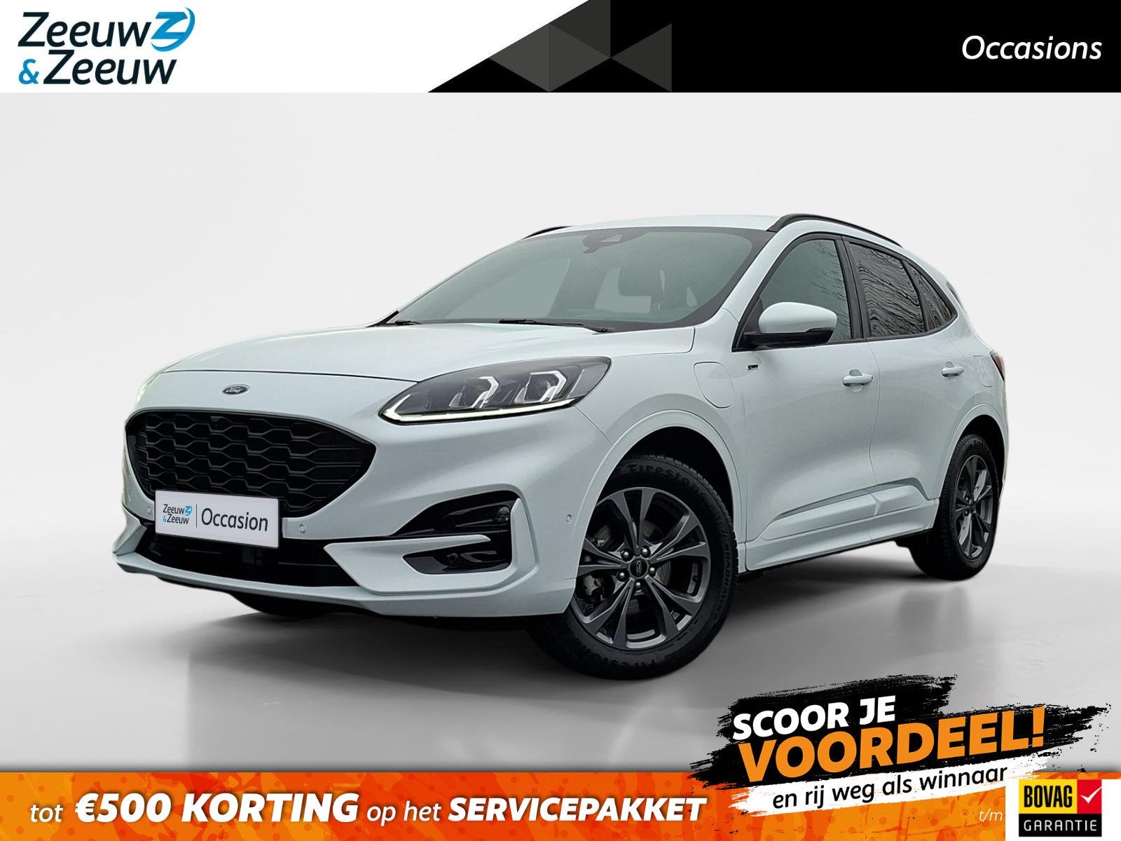 Ford Kuga 2.5 PHEV ST-Line | Winterpack | Driver Assistancep, Auto's, Ford, 12 maanden, Gebruikt, 4 cilinders, Wit