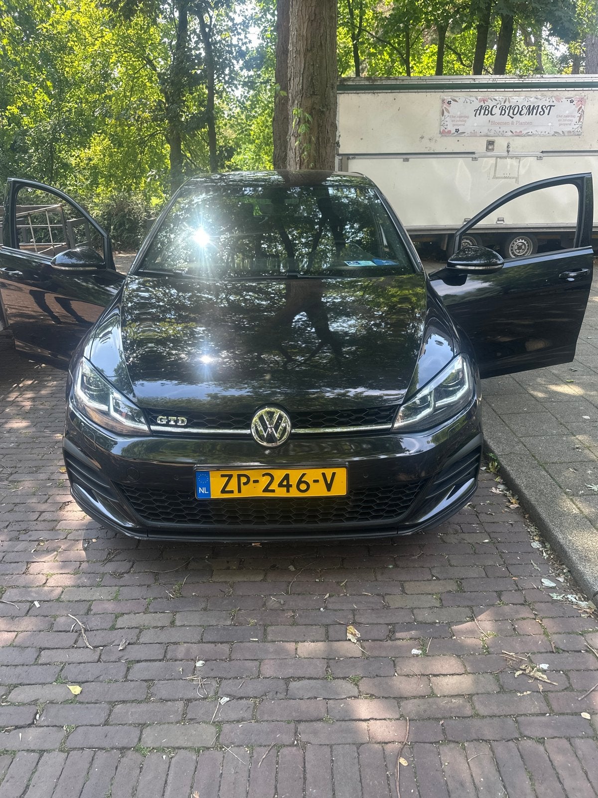 Volkswagen Golf 2.0 GTD 184pk 7-DSG 5D 2018 Zwart, Auto's, Stof, Zwart, Zwart, Diesel