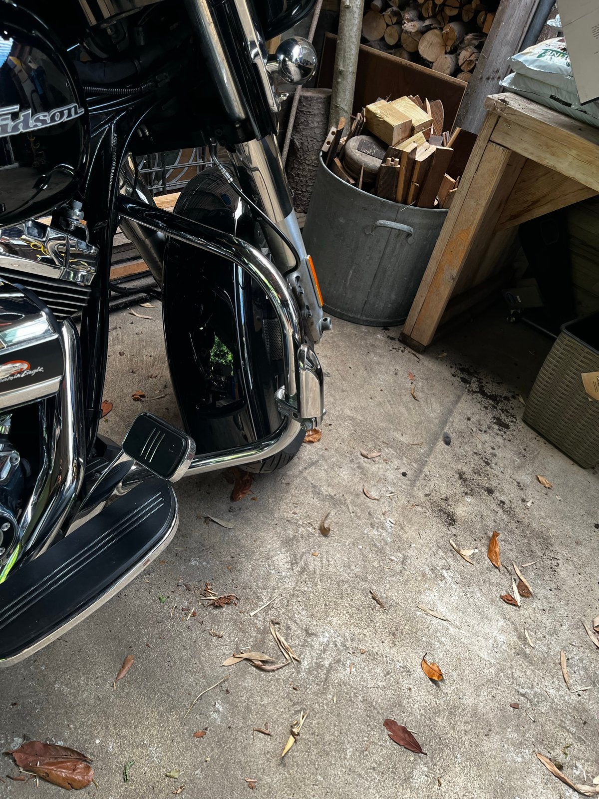 Chrome valbeugel Harley Davidson Streetglide’14 highwy steps, Ophalen of Verzenden, Gebruikt