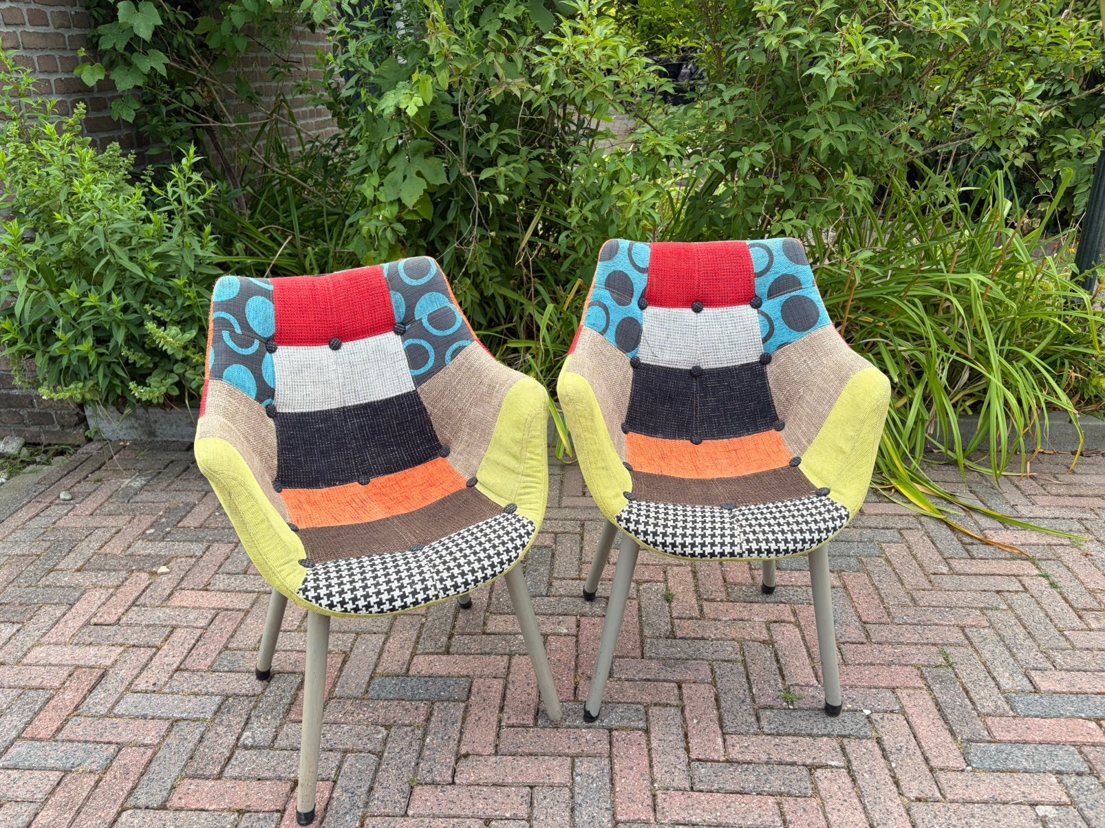 Vintage stoeltjes, Huis en Inrichting, Ophalen of Verzenden, Gebruikt, Minder dan 75 cm, 50 tot 75 cm