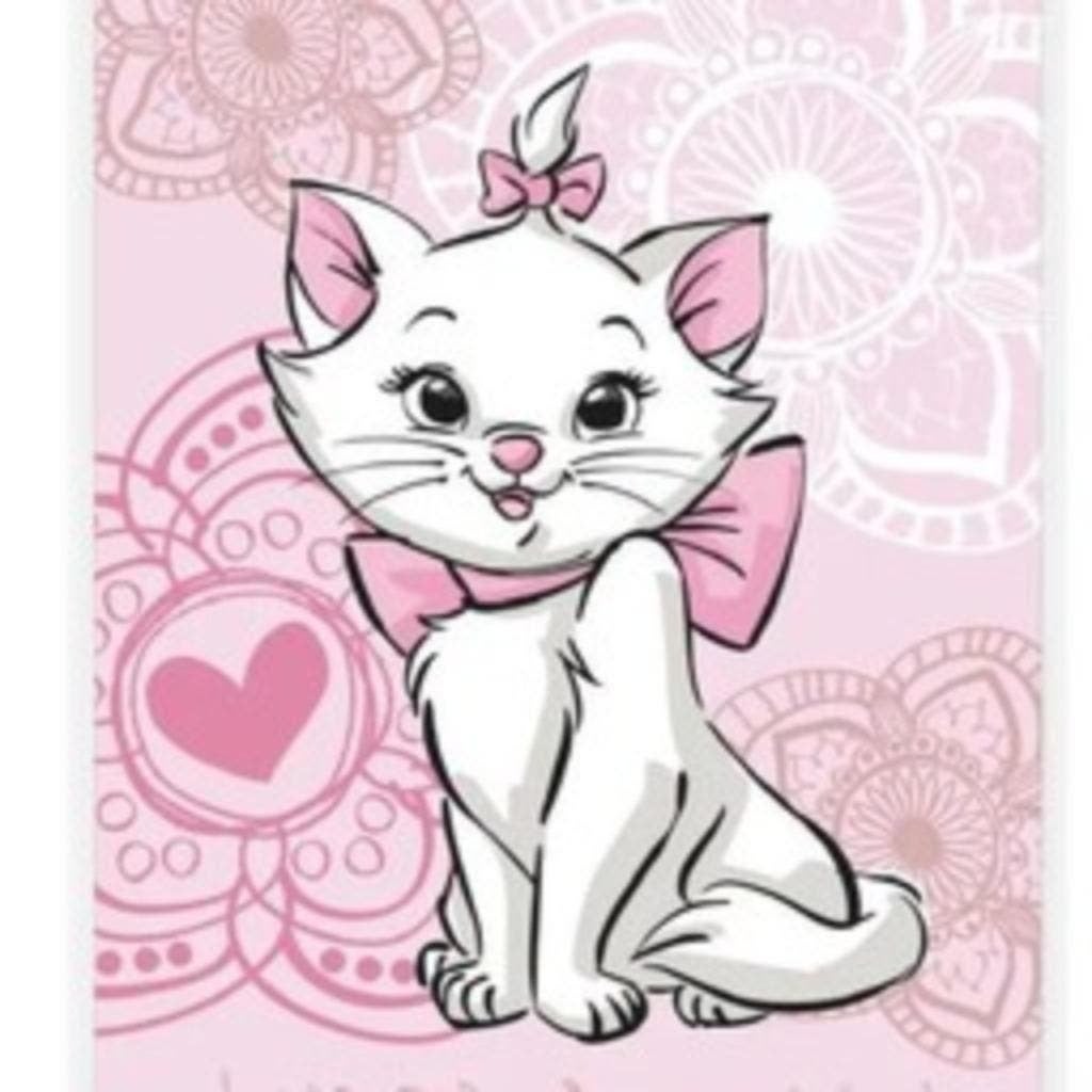 Marie Cat Fleece Deken - Aristocats - Disney Fleecedeken, Nieuw, Ophalen of Verzenden, Deken of Dekbed, Nvt