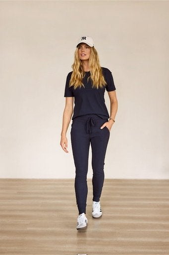Studio anneloes downstairs bonded broek M zwart, Kort, Zwart, Ophalen of Verzenden, Zo goed als nieuw