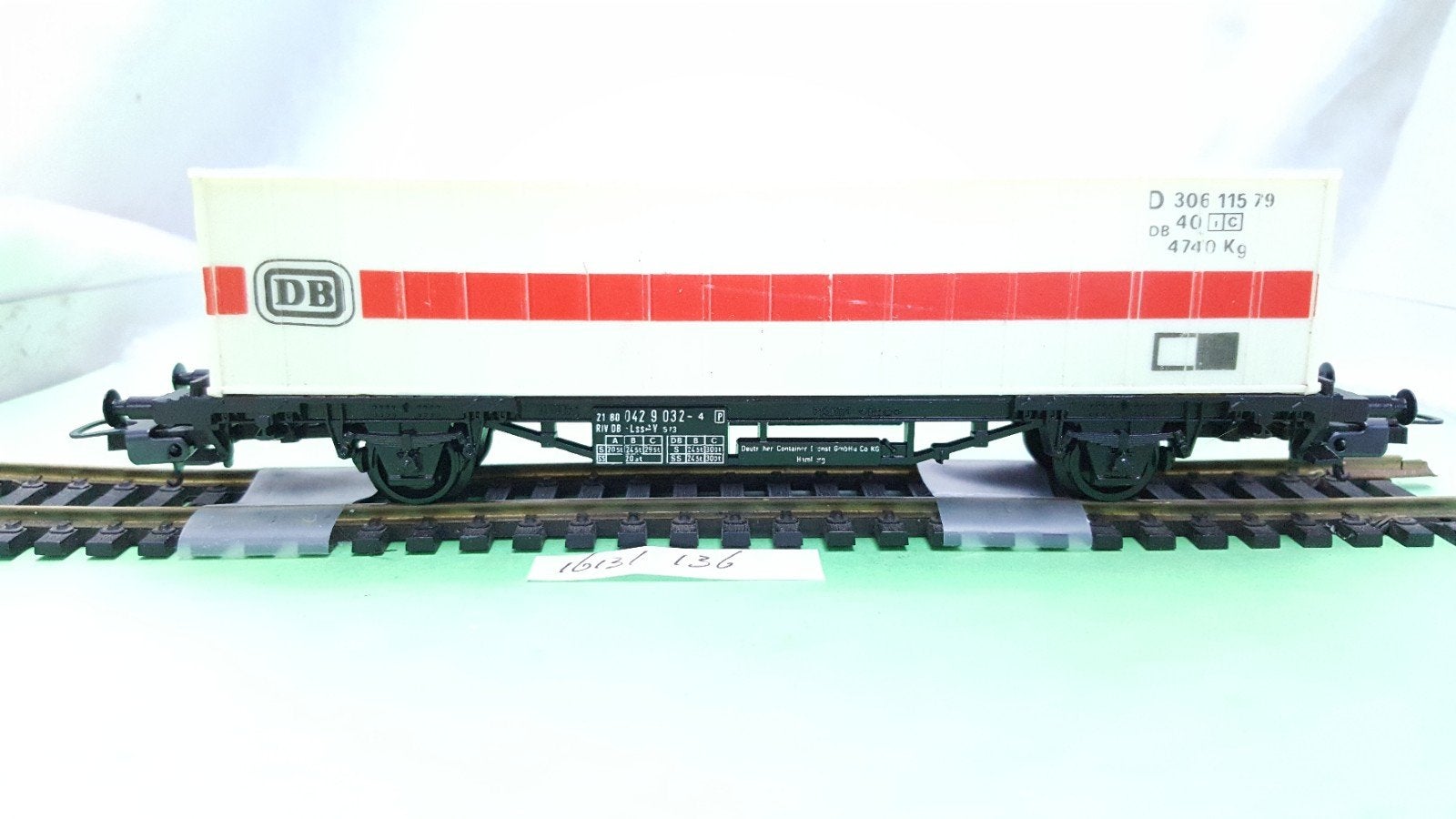 LIMA H0 2859 DB CONTAINERWAGEN 2- assen 40", Gebruikt, Gelijkstroom, Wagon, Ophalen of Verzenden