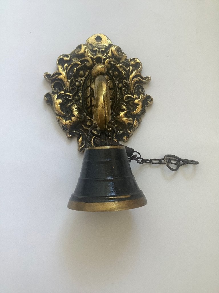 vintage winkelbel hangende deurbel messing bel, Ophalen
