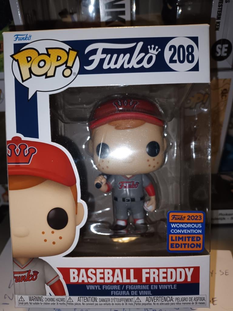 Funko Pop! 208 Baseball Freddy Wondrous Convention LE, Ophalen of Verzenden, Zo goed als nieuw