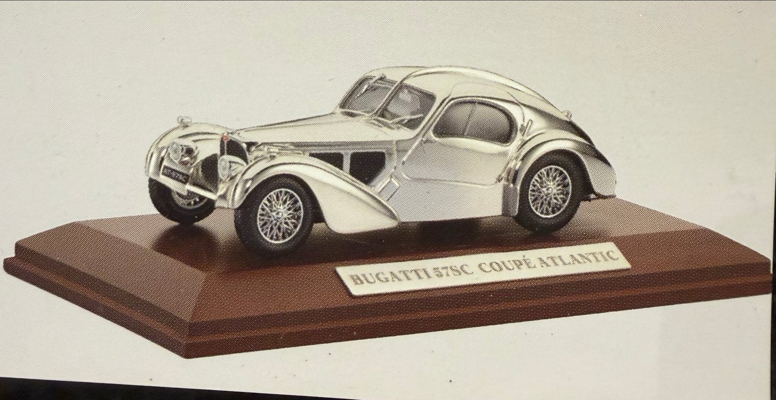 Bugatti 57SC Coupé Atlantic schaalmodel - Silver-Cars, Overige merken, 1:50 of kleiner, Auto, Nieuw