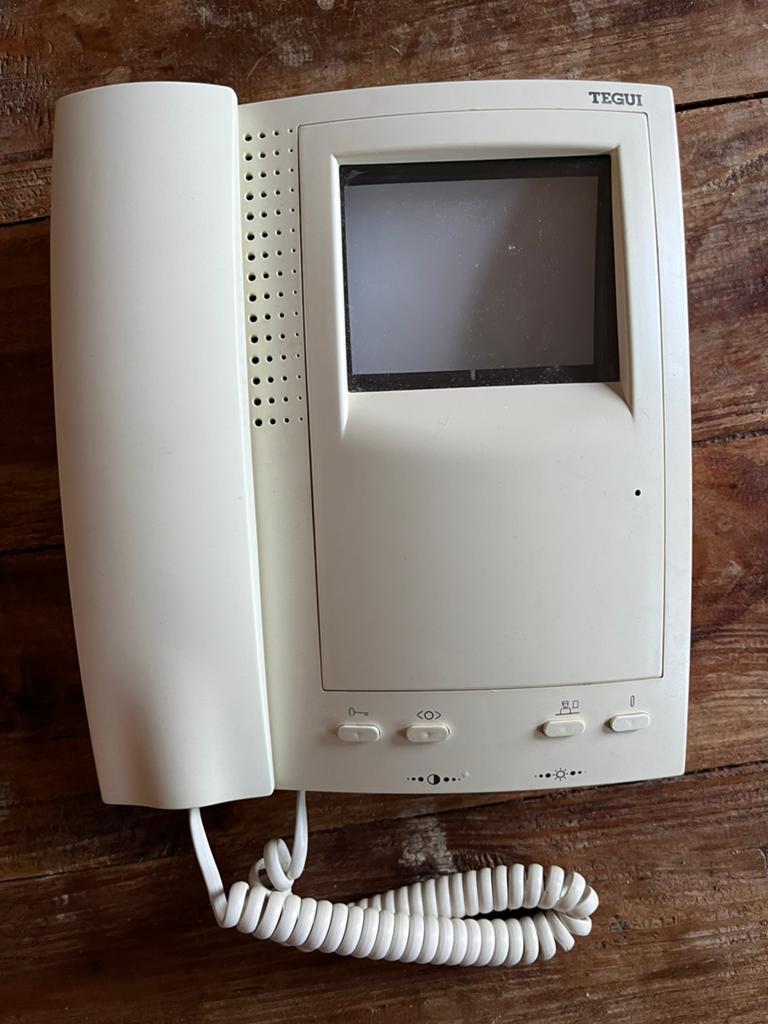 Tegui video intercom, Huis en Inrichting, Deurbellen, Ophalen of Verzenden, Gebruikt, Bedraad