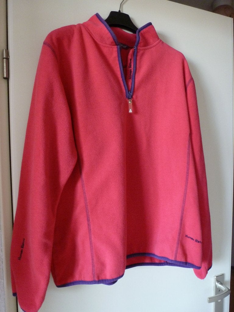 trui FLEECE ROZE 44 HUMAN NATURE -GRATIS zend, Verzenden, Zo goed als nieuw, Maat 42/44 (L), Roze