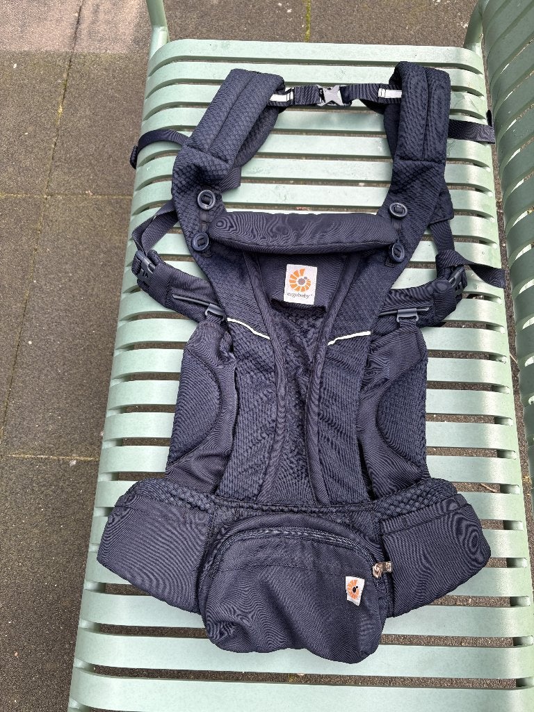 Ergobaby Omni draagzak blauw, Kinderen en Baby's, Gebruikt, Buik of Rug, Draagzak, Ophalen