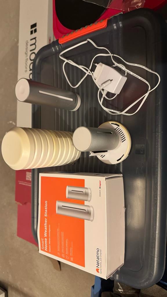 Netatmo Weerstation Binnen/Buiten met Beschermkap, Ophalen of Verzenden, Gebruikt, Weerstation