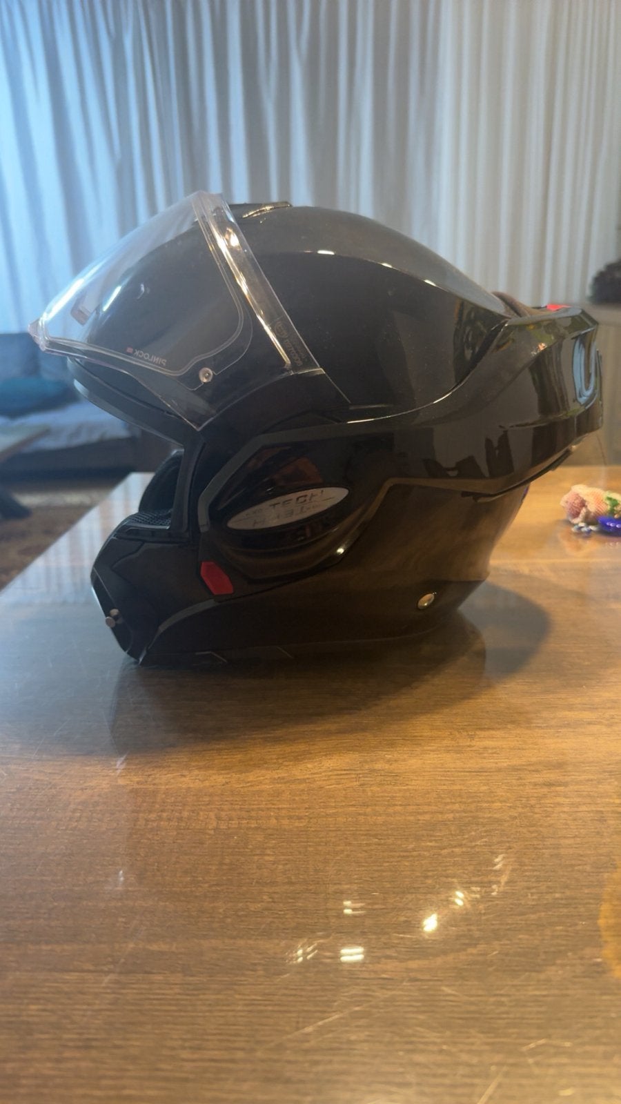 Scorpion exo tech glossy black XXL, Systeemhelm, XXL, Tweedehands, Ophalen