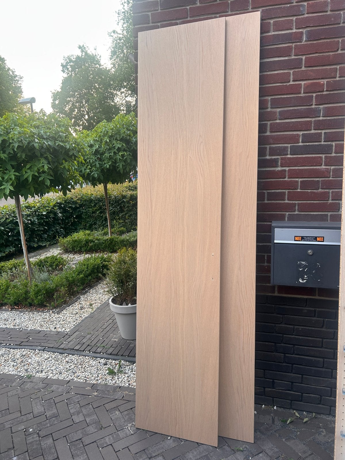 Ikea pax deur 229x50 eiken, Ophalen, Gebruikt, 200 cm of meer, 50 tot 100 cm