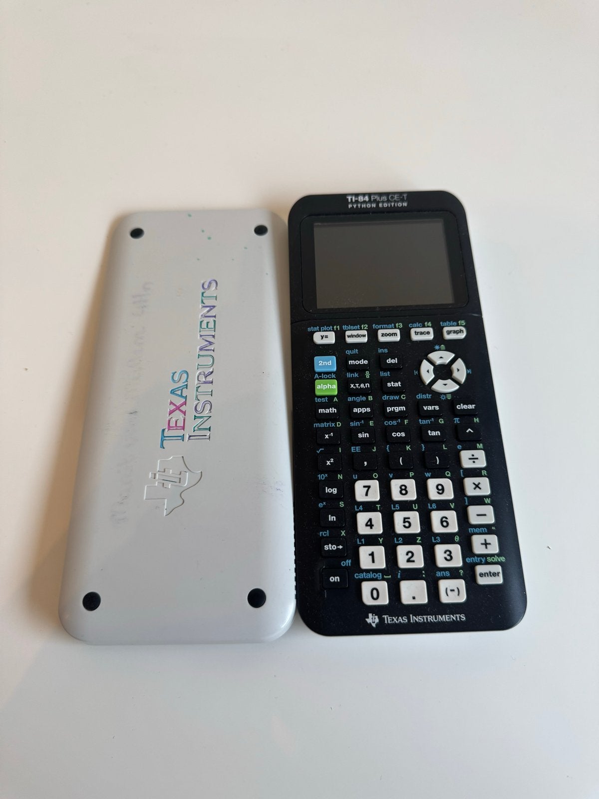 Grafische rekenmachine TI-84 Plus CE-T Python Edition, Ophalen of Verzenden, Grafische rekenmachine, Gebruikt