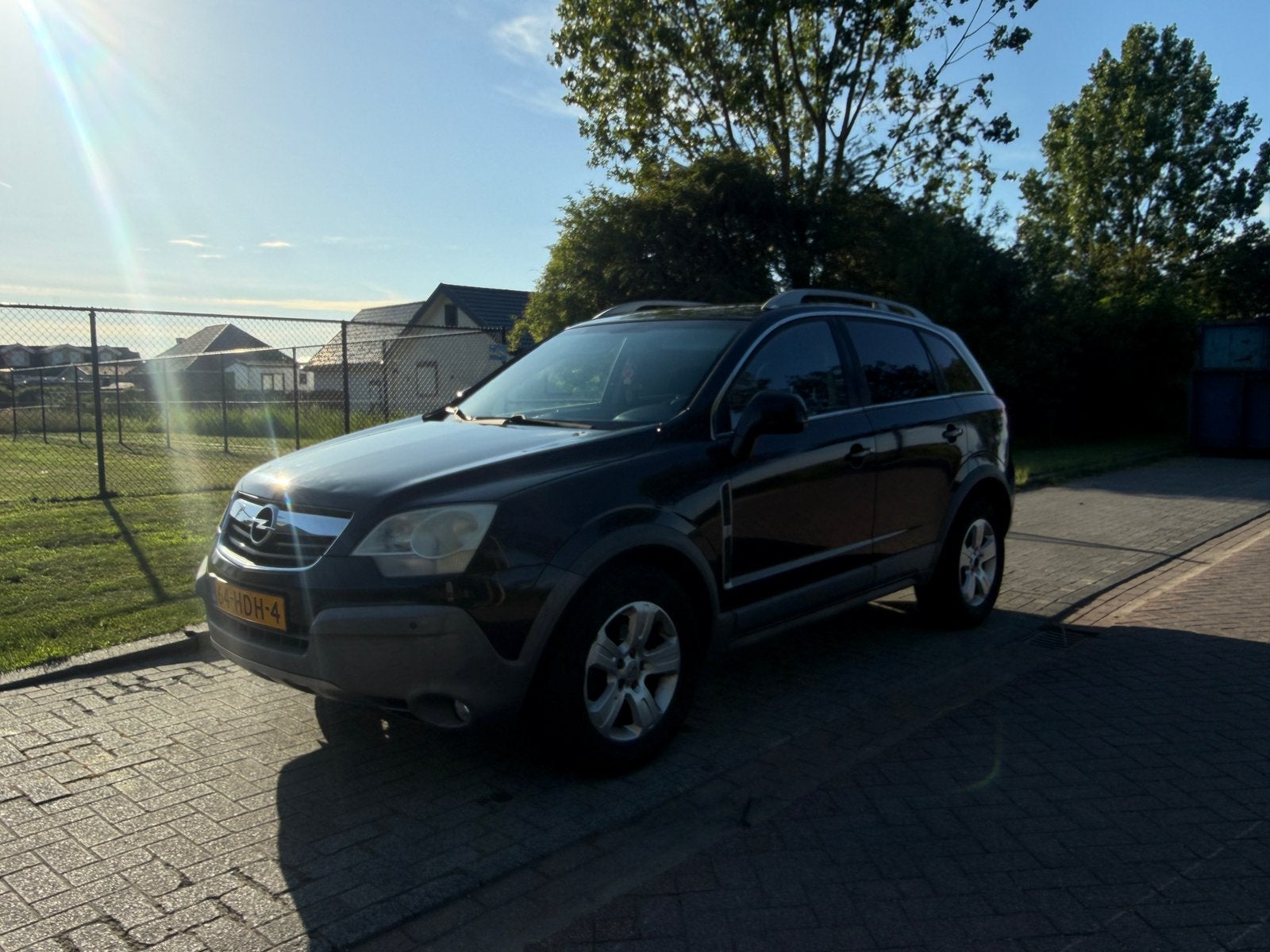 Opel Antara 2.4 16V 2008 4x4 Airco Navigatie pdc StoelVW, Auto's, Opel, 4 cilinders, Zwart, Handgeschakeld, Vierwielaandrijving