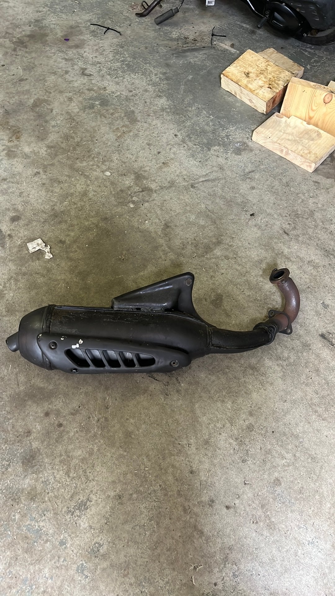 Piaggio Sm04 uitlaat, Ophalen of Verzenden, Zo goed als nieuw, Uitlaat, Piaggio