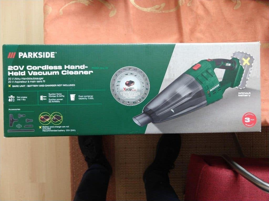 Parkside nieuwe draadloze handstofzuiger-kruimeldief 20 Volt, Overige merken, Kruimeldief, Draadloos, Nieuw