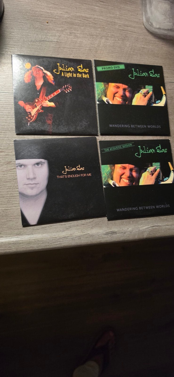Julian Sas: A Light in the Dark, That's Enough For Me, Engels, Alle leeftijden, Ophalen of Verzenden, Concert