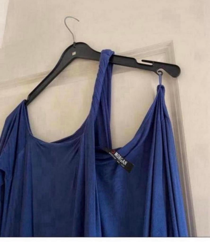 Morgan jurk maat M, Ophalen of Verzenden, Gedragen, Maat 38/40 (M), Blauw