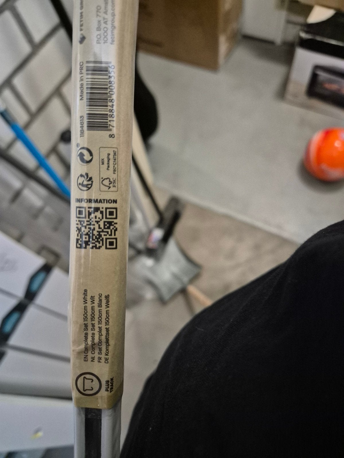 Gordijnrails compleet set 150cm wit, Ophalen, Overige merken, Wit, Nieuw
