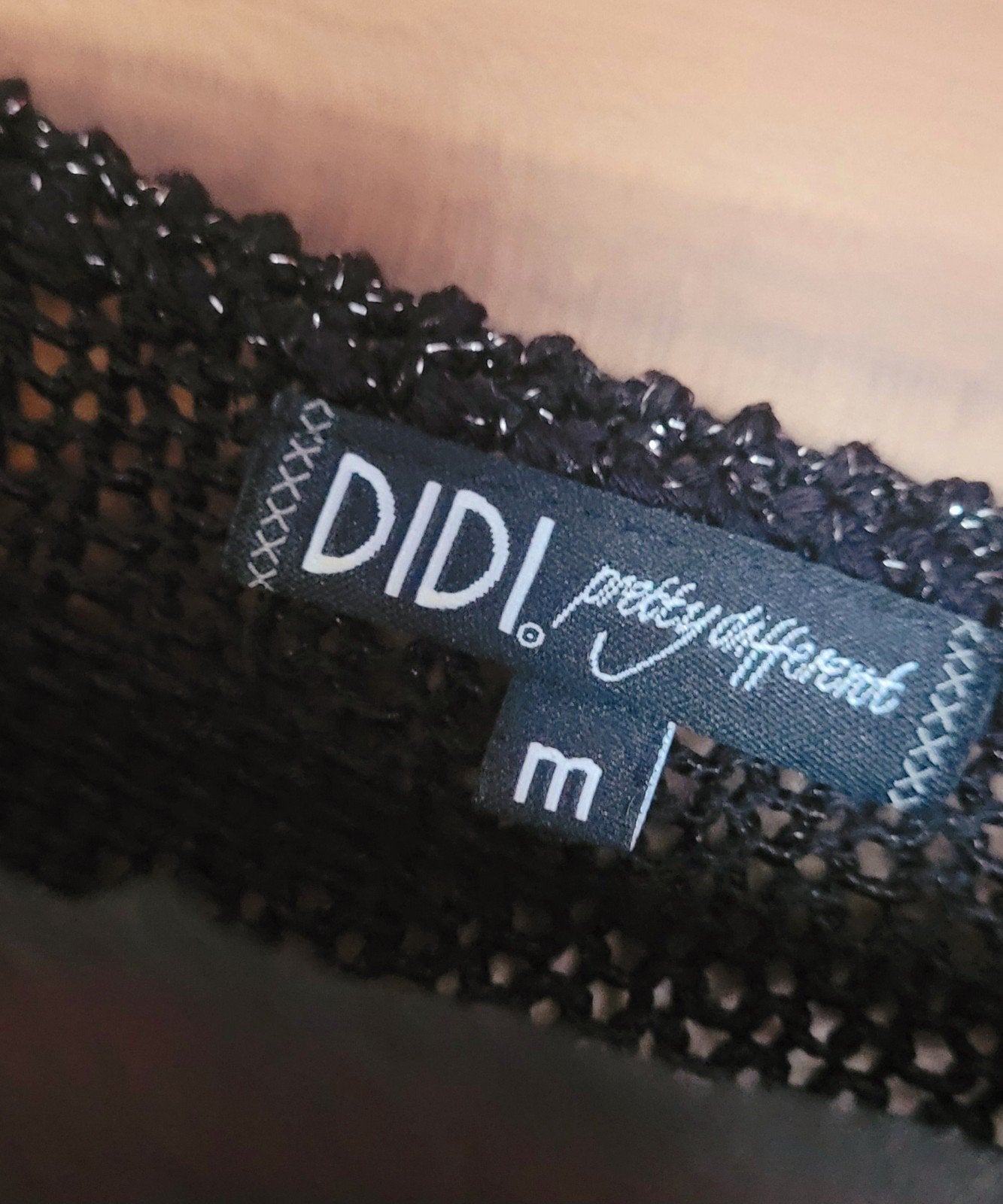 DIDI Zwart Glitter Topje Maat M, Kleding | Dames, Maat 38/40 (M), Zwart, DIDI, Ophalen of Verzenden