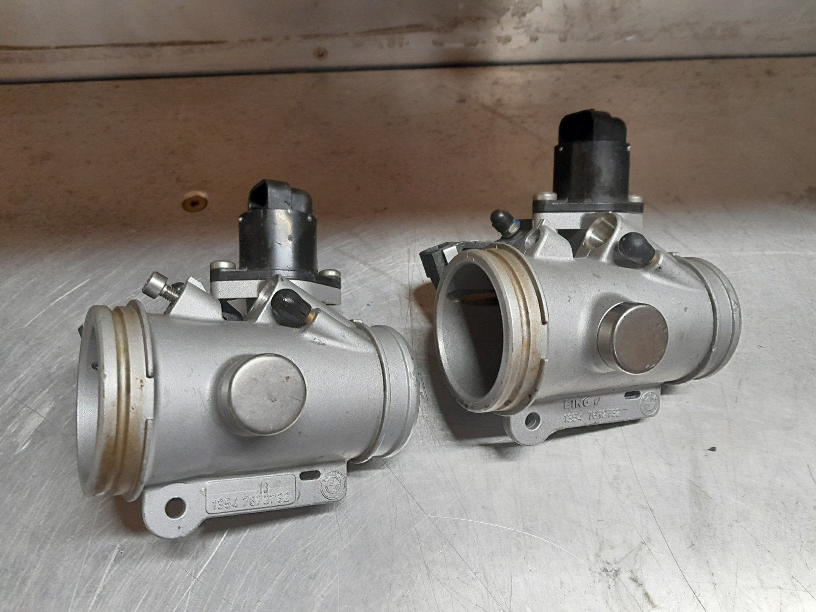 Bmw R1200GS gasklephuis gasklep drosselklappe 7672732 bing, Motoren, Gebruikt, Ophalen of Verzenden