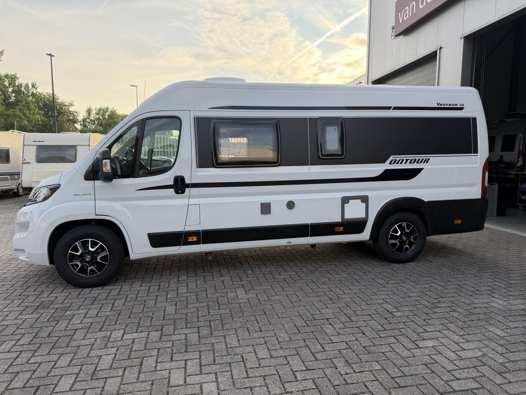 Hobby Vantana 65 K ontour Enkele Bedden Fiat Basis, Caravans en Kamperen, Campers, Buscamper of Camperbus, Fiat, Hobby, Tot en met 2